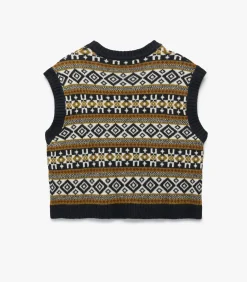 Oversized Knit Vest DAMES Sportkledij