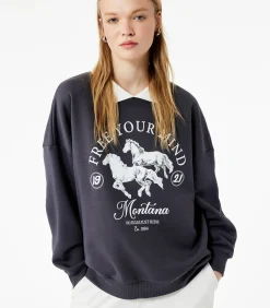 Outlet Oversized Sweatshirt Kinderen Truien & Cardigans