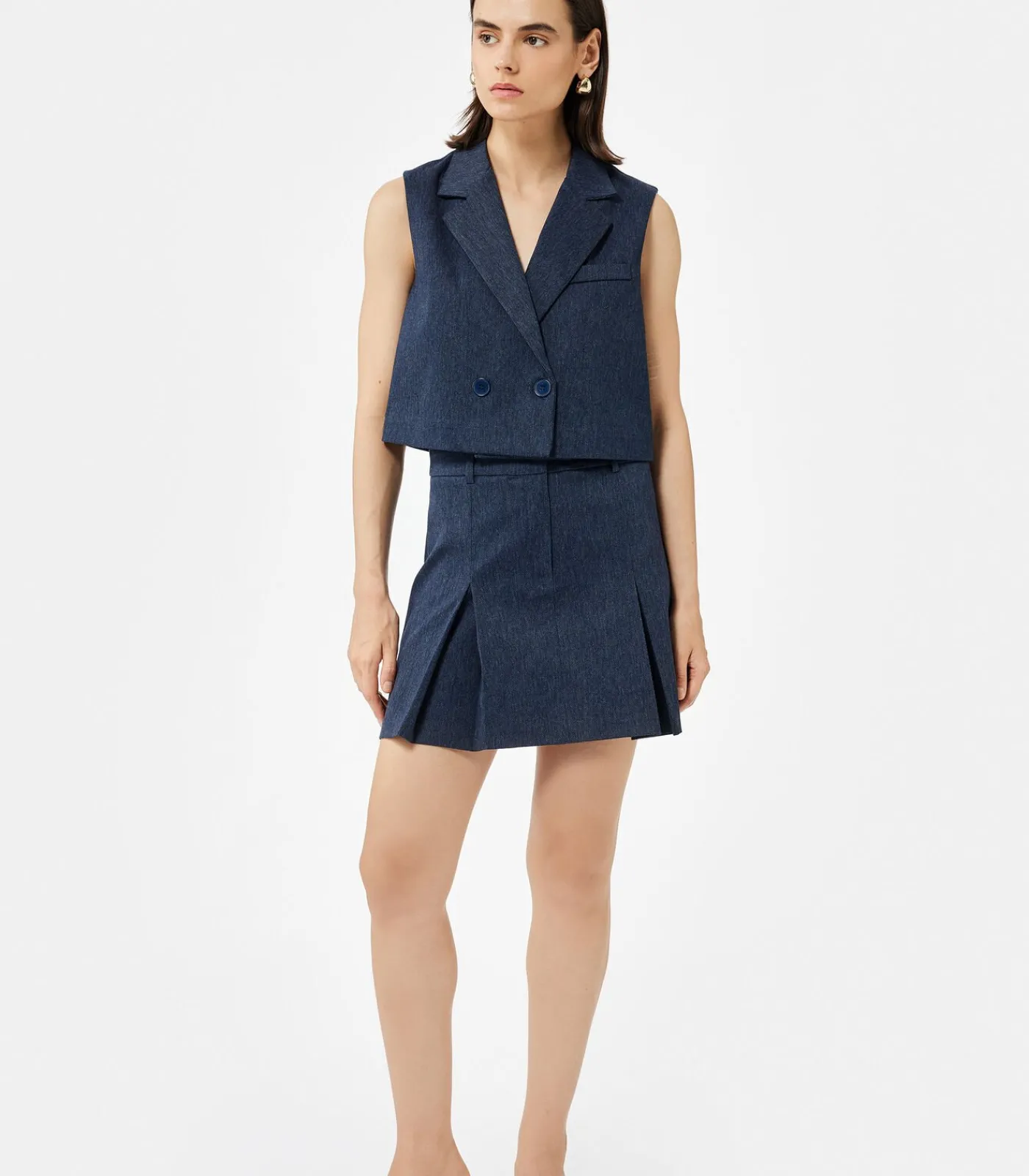 DAMES Koton Pleated Mini Skirt