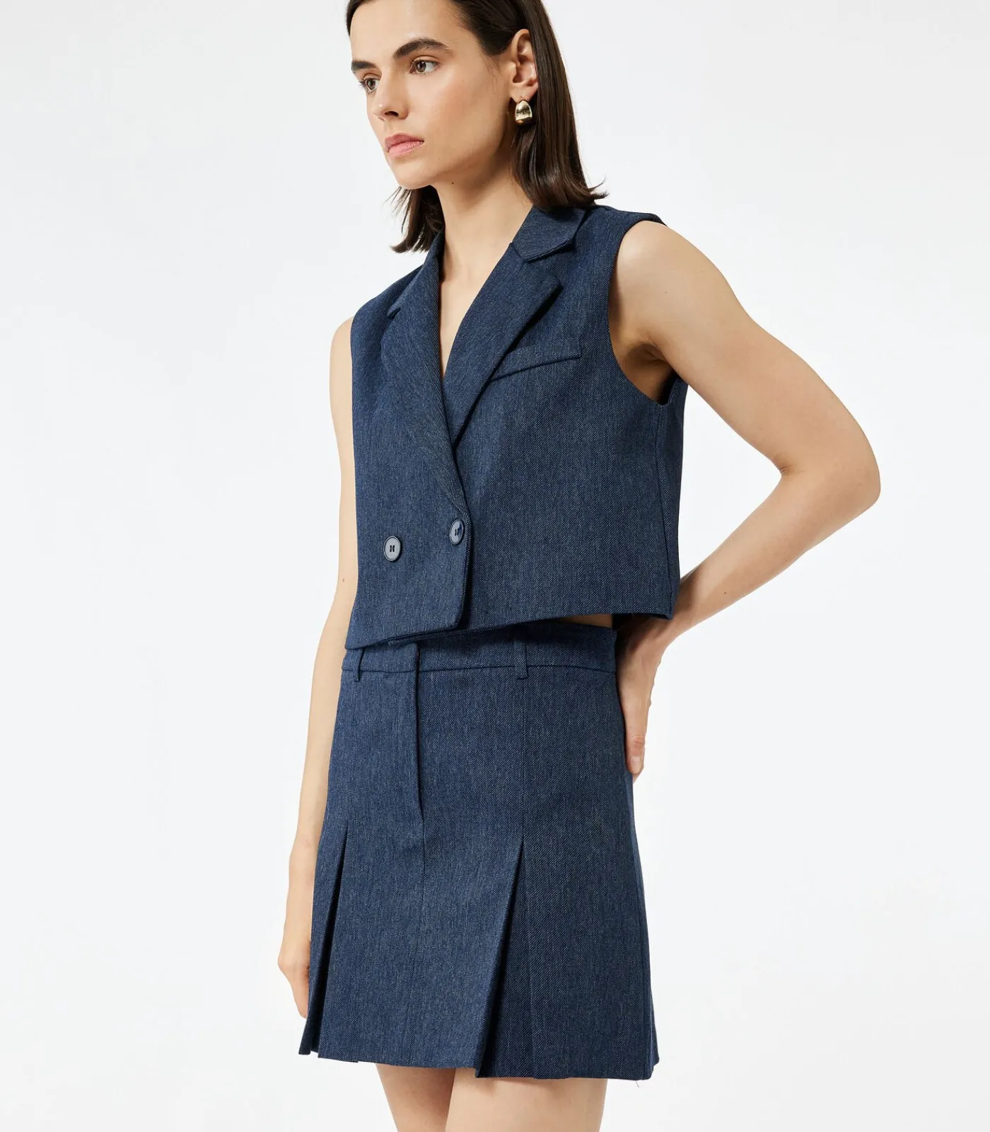 DAMES Koton Pleated Mini Skirt