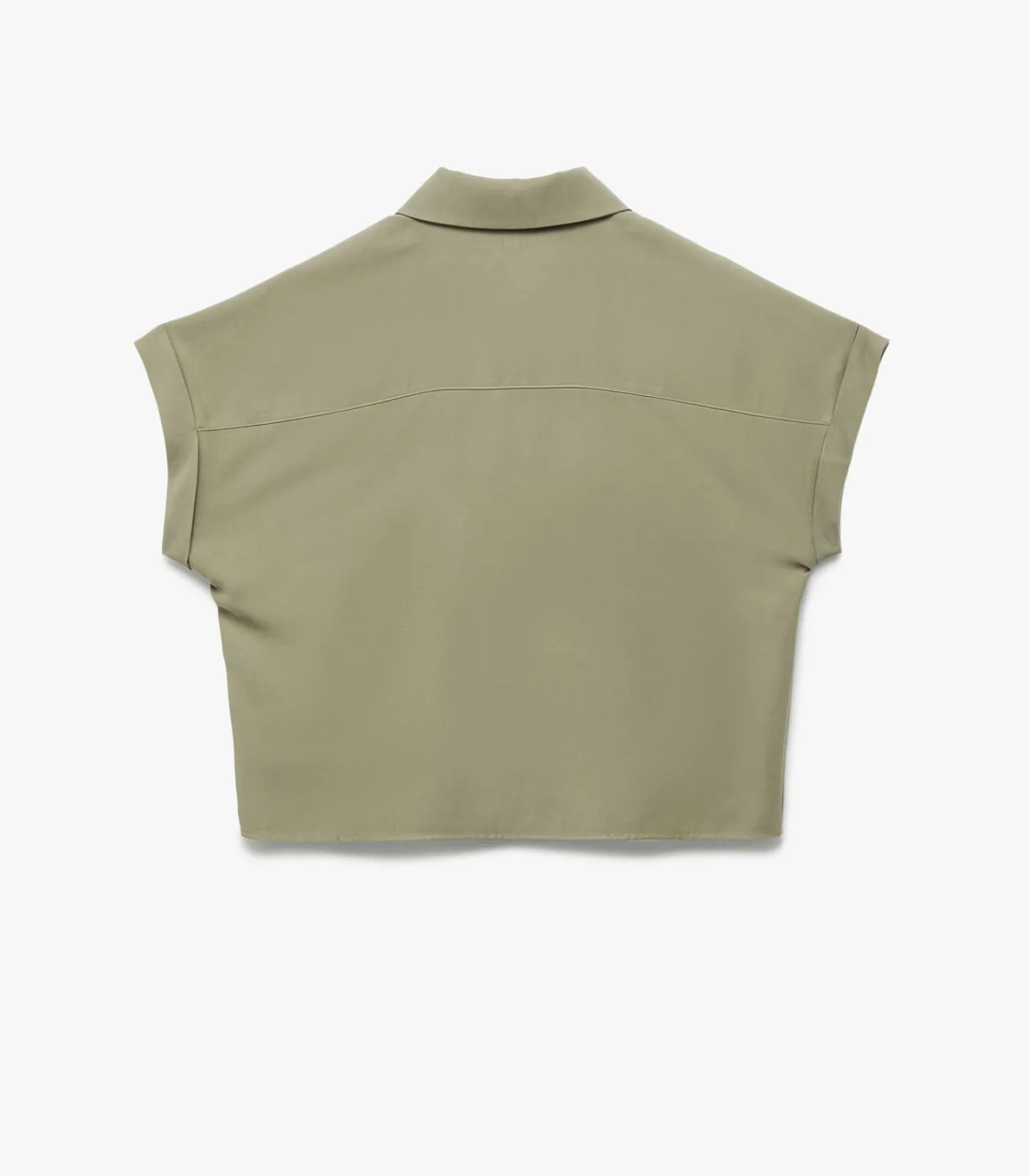 DAMES Koton Pocket Detail Crop Shirt