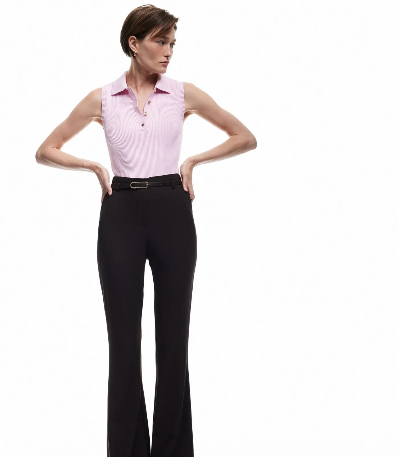 DAMES Koton Polo Neck Knit Top