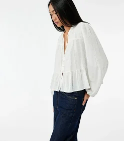 Discount Puff Sleeve Shirt DAMES Overhemden & Blouses