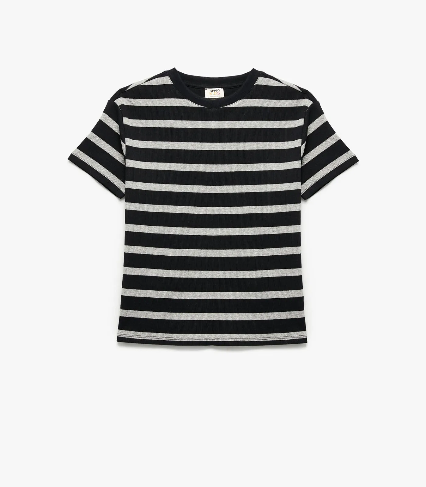 Kinderen Koton Ribbed Striped T-Shirt