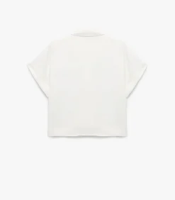 Discount Satin Oversize Shirt DAMES Overhemden & Blouses