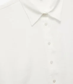 Discount Satin Oversize Shirt DAMES Overhemden & Blouses