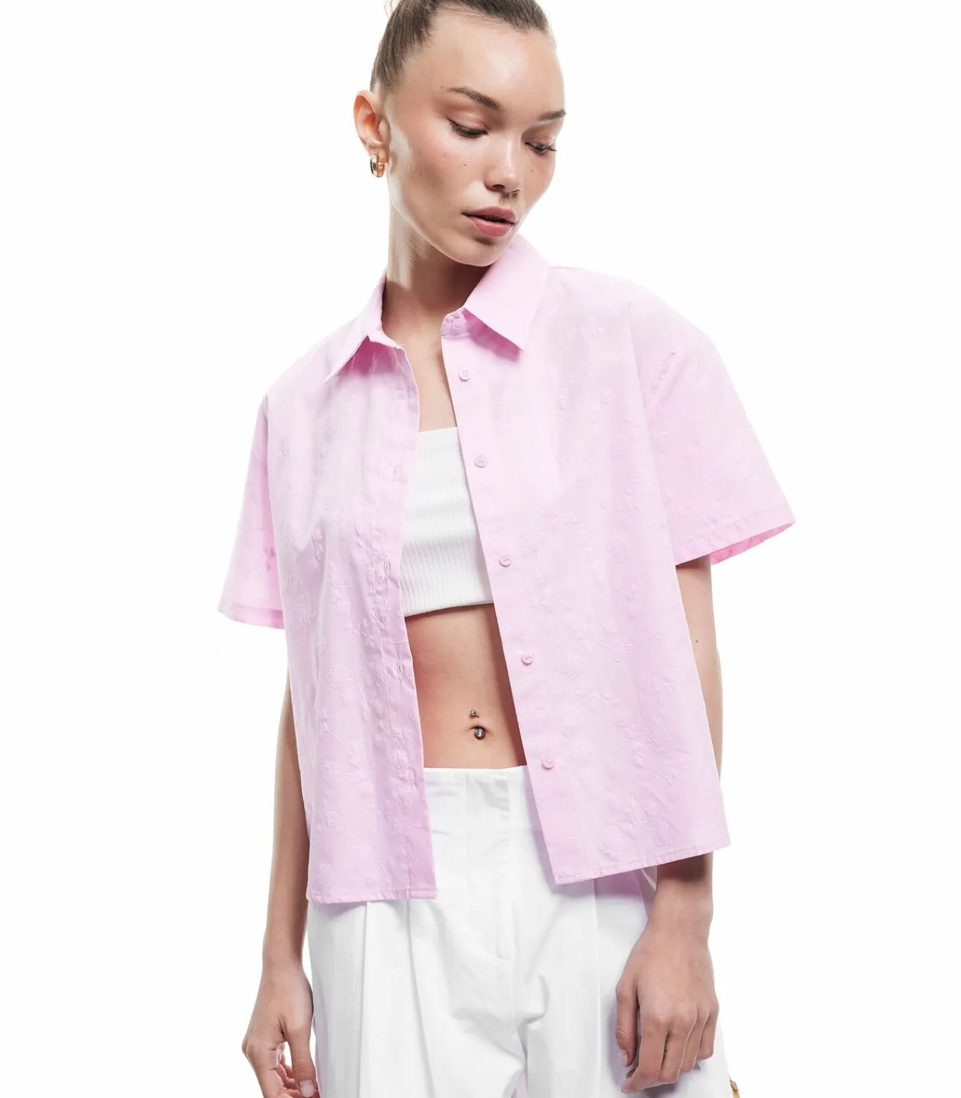 Clearance Short Sleeve Shirt DAMES Overhemden & Blouses