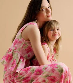 Online Sleeveless Floral Blouse DAMES Overhemden & Blouses