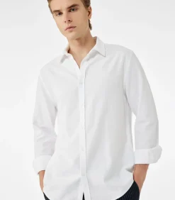 Hot Slim Fit Shirt Heren Hemden
