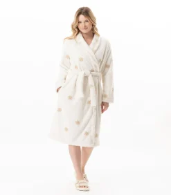 Hot Kruislingse badjas met motief ESSENTIEL 168 DAMES Loungewear