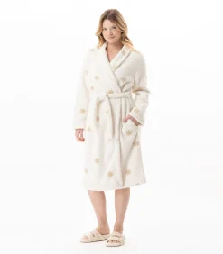 Hot Kruislingse badjas met motief ESSENTIEL 168 DAMES Loungewear