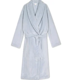 DAMES LE CHAT Kruislingse badjas van flanellen pluche ESSENTIEL H61B