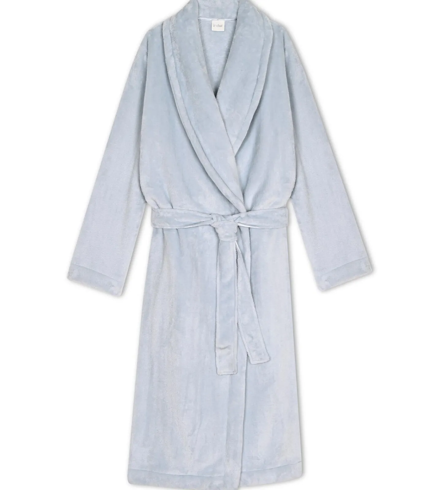 DAMES LE CHAT Kruislingse badjas van flanellen pluche ESSENTIEL H61B