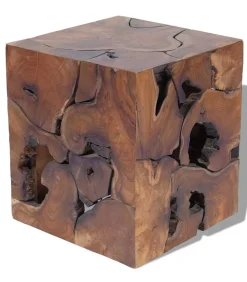 Online Kruk massief teakhout Stoelen