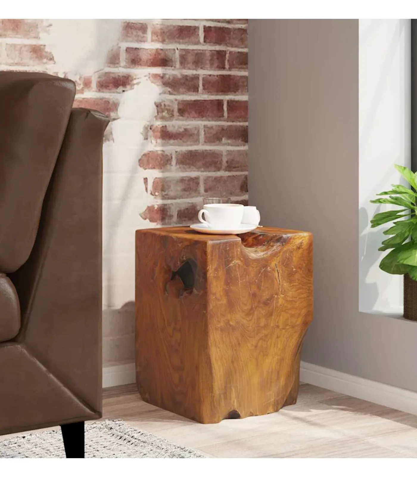 Hot Kruk massief teakhout Stoelen