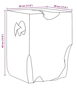 Hot Kruk massief teakhout Stoelen