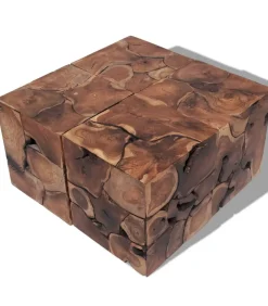 Outlet Krukken/Salontafel massief teakhout Stoelen