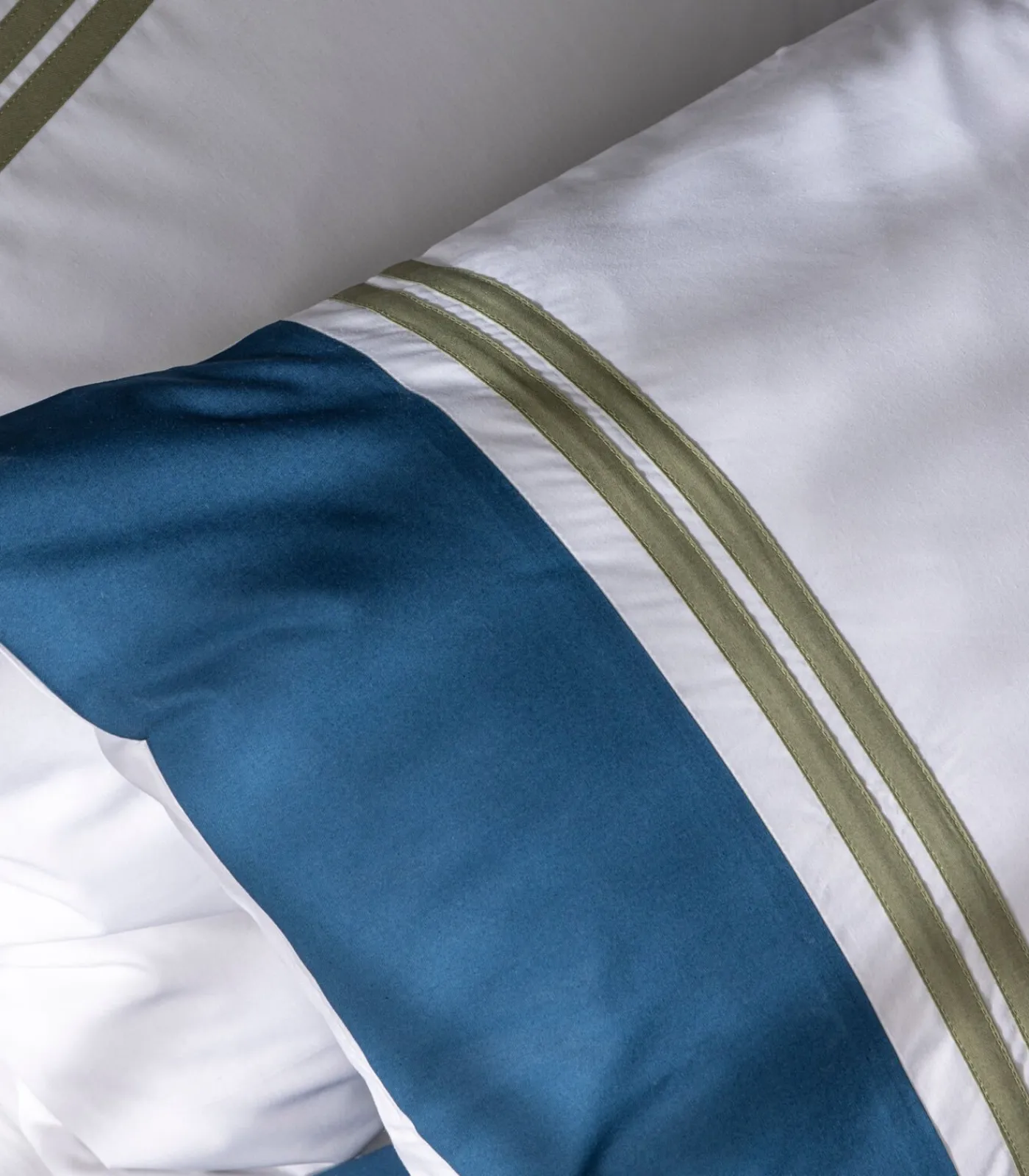 Online Kussensloop van gewassen katoenperkal, ESPRIT COUTURE Kussenslopen