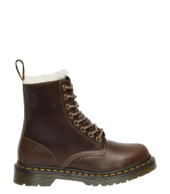 Sale Laarzen Dr. Martens 1460 kaki met borduurwerk DAMES Schoenen
