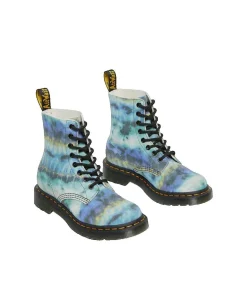 Clearance Laarzen Dr. Martens 1460 Pascal blauw Tie Dye suède Heren Schoenen