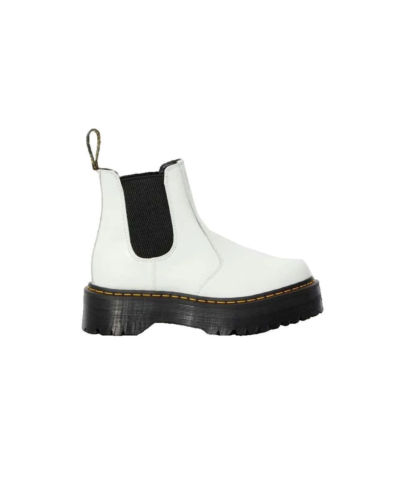 Sale Laarzen Dr. Martens 2976 Smooth Chelsea wit Heren Schoenen
