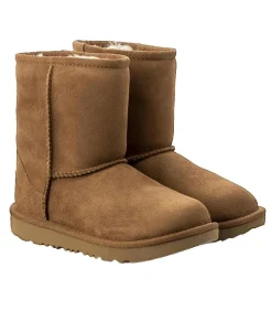 Kinderen UGG Laarzen Classic II van bruin leer voor meisjes
