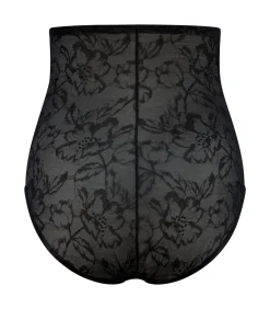 DAMES Bye Bra Lacy Slip Met Hoge Taille | Zwart Xxl