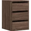 Sale Ladekast 40x41x58 cm bewerkt hout bruin eikenkleurig Meubels