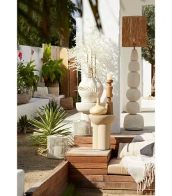 Sale Lampenkap Lanzano - Bruin - 40x40x50cm Lampenkappen