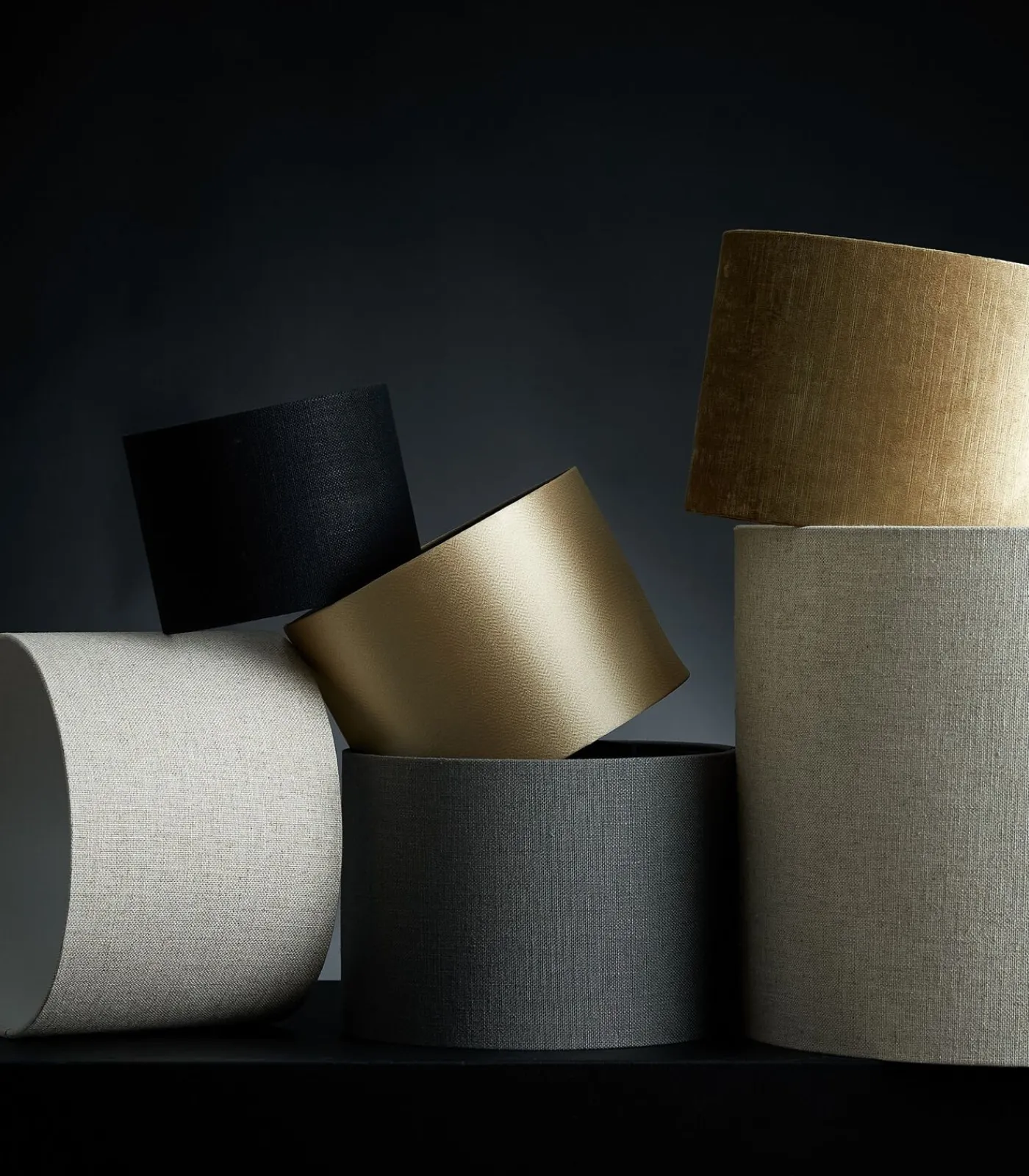 Clearance Lampenkap Livigno - Zwart - 20x20x15cm Lampenkappen