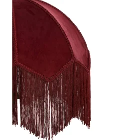 Light & Living Lampenkap Malacia - Donkerrood - Ø45cm