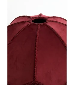 Light & Living Lampenkap Malacia - Donkerrood - Ø45cm