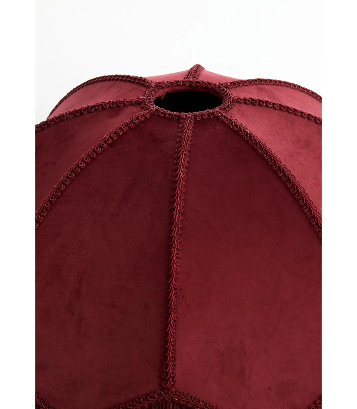 Light & Living Lampenkap Malacia - Donkerrood - Ø45cm