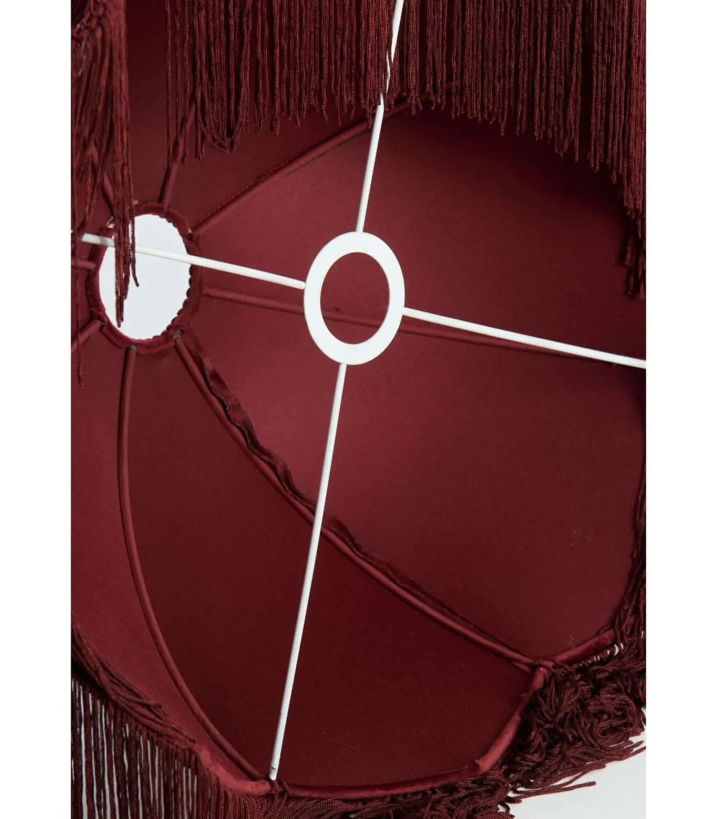 Light & Living Lampenkap Malacia - Donkerrood - Ø45cm