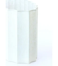 Discount Lampenkap ovaal Disli - Wit - 58x24x27cm Lampenkappen