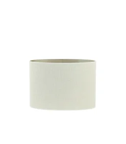 Light & Living Lampenkap Ovaal Saverna - Eiwit - 30x15x25cm