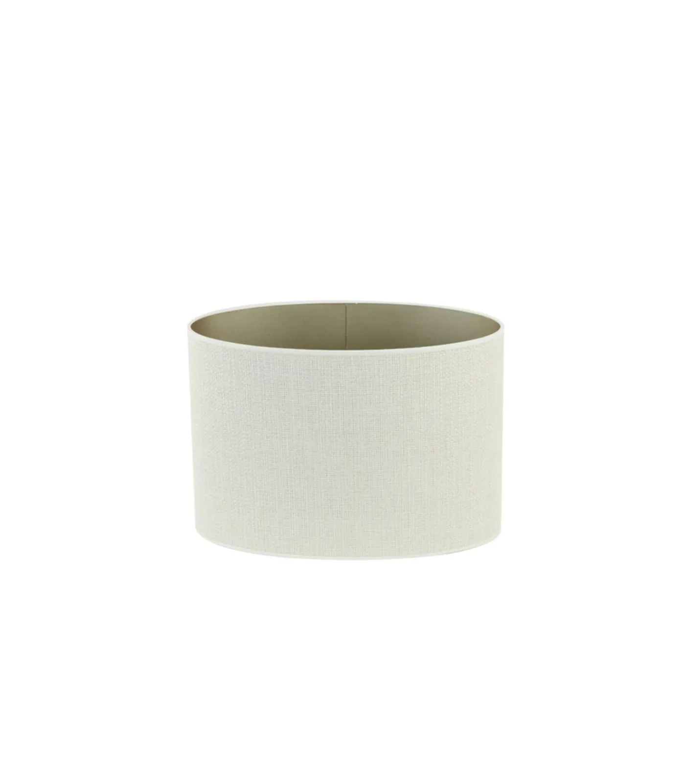 Light & Living Lampenkap Ovaal Saverna - Eiwit - 30x15x25cm