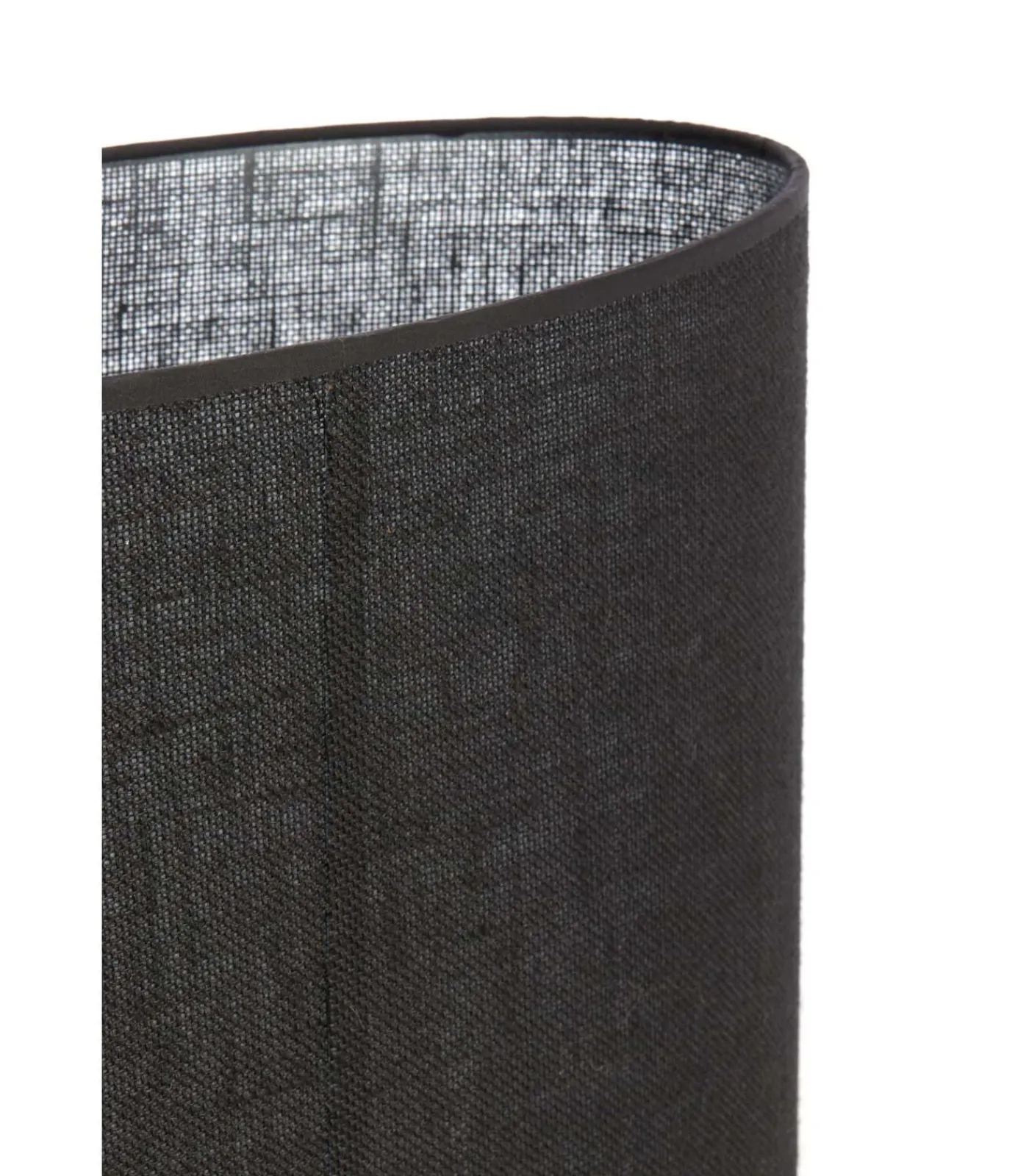 Light & Living Lampenkap ovaal Sendai - Zwart - 38x17.5x28cm