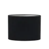 Light & Living Lampenkap Ovaal Velours - Zwart - 30x15x25cm