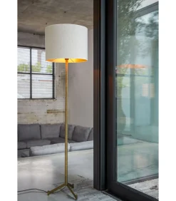 Light & Living Lampenkap Saverna - Eiwit - Ø40cm