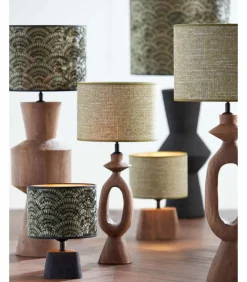 Hot Lampenkap Tweed - Groen - 25x25x18cm Lampenkappen