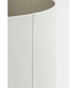 Light & Living Lampenkap Velours - Wit - 25x25x18cm