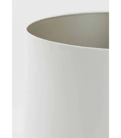 Light & Living Lampenkap Velours - Wit - 25x25x18cm