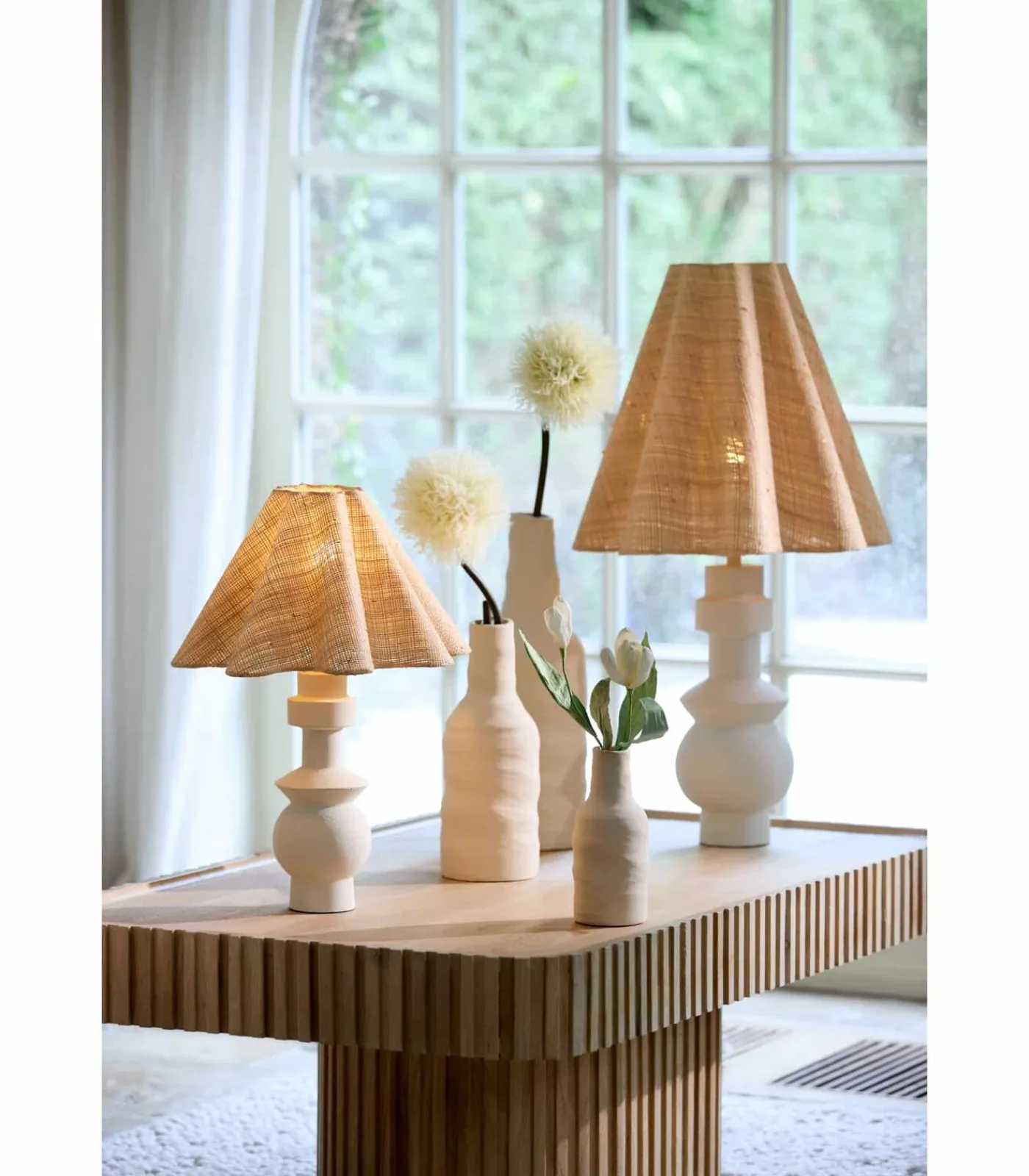 Outlet Lampvoet Esino - Wit - Ø15cm Tafellampen