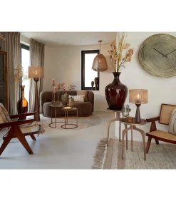 Discount Lampvoet Festina - Roodbruin - Ø9x33cm Muurverlichting