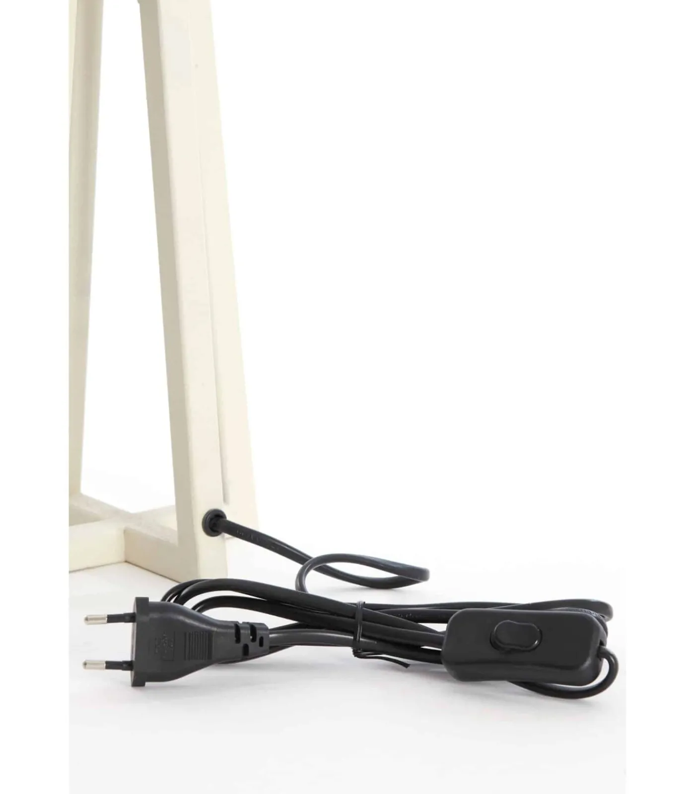 Hot Lampvoet Miley - Wit - 11,5x11,5x31cm Tafellampen