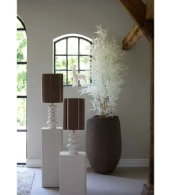 Light & Living Lampvoet Olona - Wit - Ø16x35cm