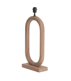 Discount Lampvoet Paceco - Bruin - 30x12x59cm Tafellampen