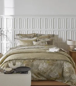 Hot Lande - Effen kussensloop in biologisch katoen satijn Lakens