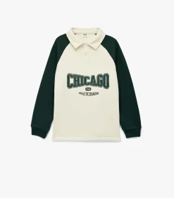 Kinderen Koton Lang Poloshirt Kinderen Geborduurd